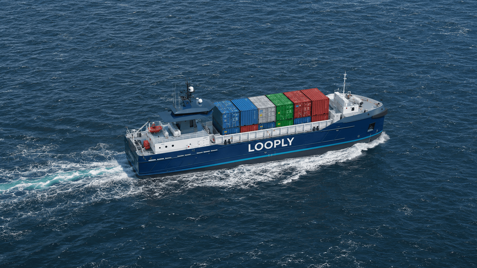 Looply autonomous vessel at sea